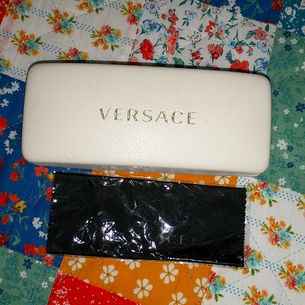 Versace Glasses Case With Branded Microfiber Clea… - image 1